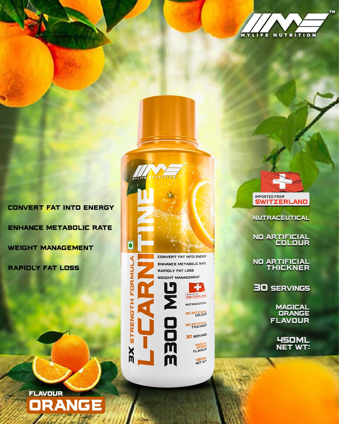 L-Carnitine Liquid 450 ML